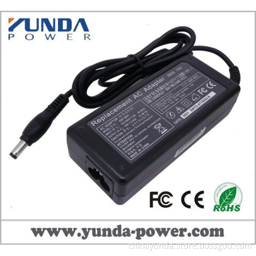 Manufacturer Laptop Adapter 19V 3.42A for Toshiba with 5.5mm*2.5mm Connector